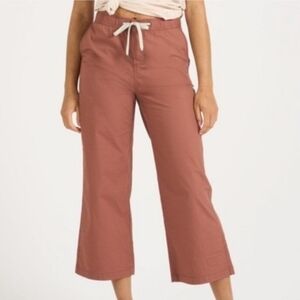 Vuori ripstop wide leg drawstring Pants womens size small.